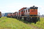 BNSF Gensets and Dash 8s